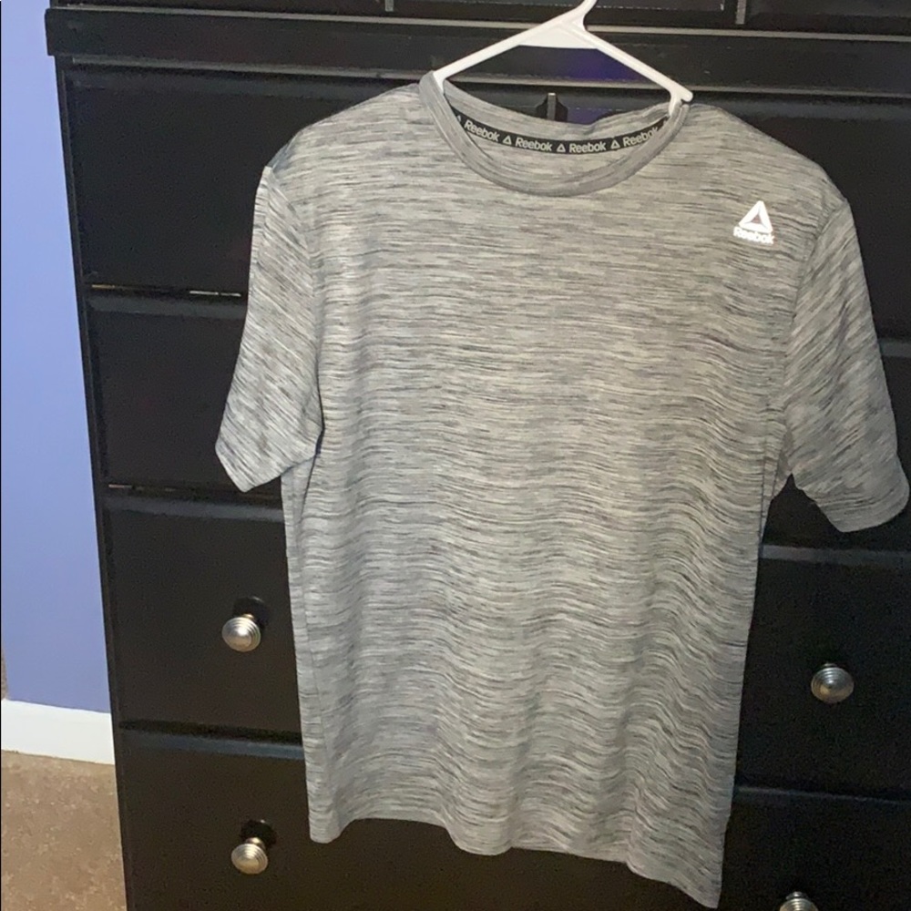 Reebok Men’s Active Top, Gray, S